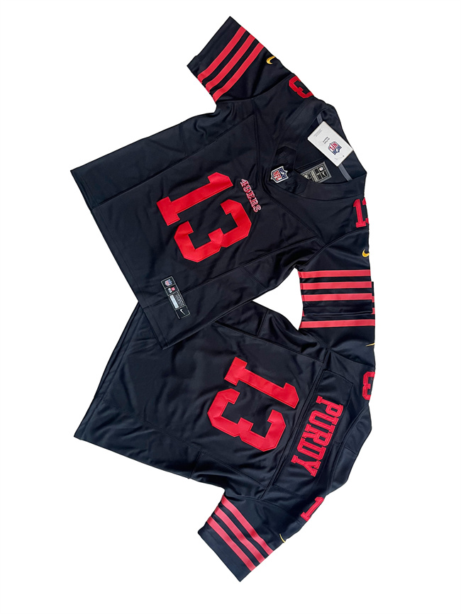 Youth San Francisco 49ers #13 Brock Purdy Black 2023 F.U.S.E. Vapor Limited Stitched Football Jersey